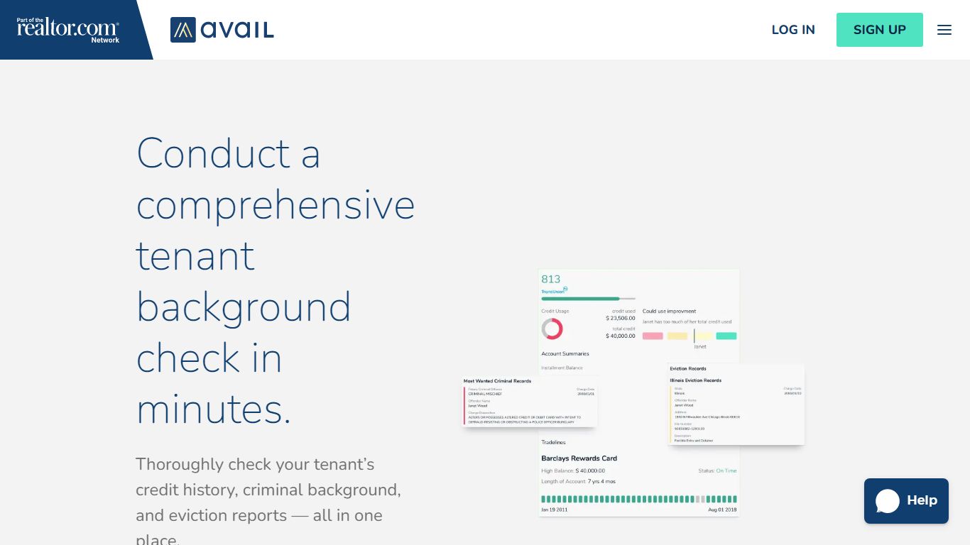 Tenant Background Check: Credit, Criminal, and Eviction Checks - Avail