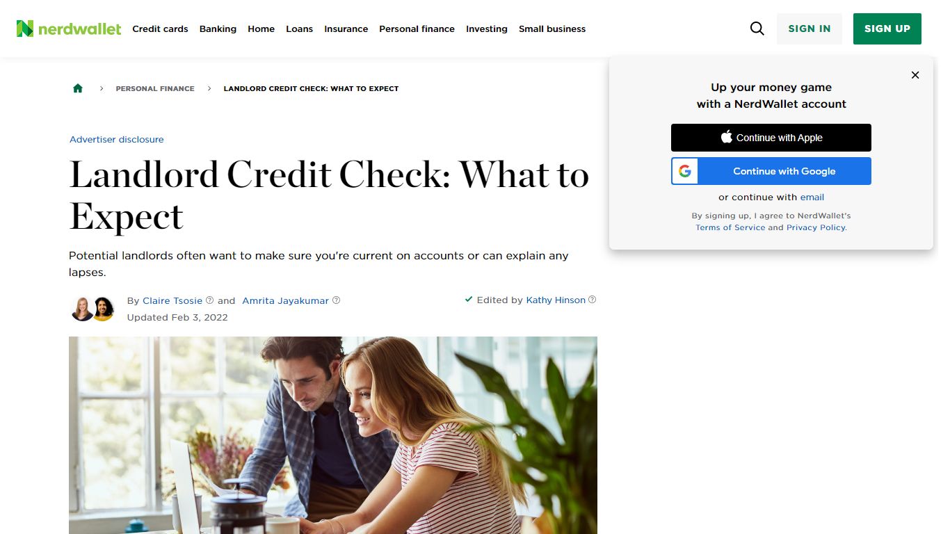 Landlord Credit Check: What to Expect - NerdWallet